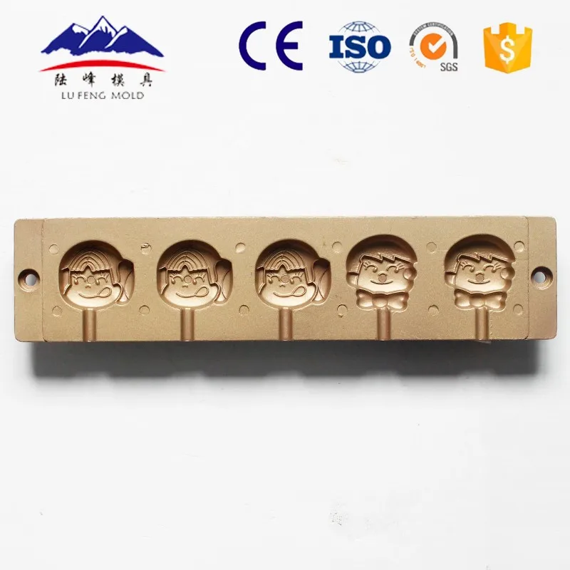 Direct Metal Hard Candy Molds Aluminum Candy Molds Die Casting Lollipop
