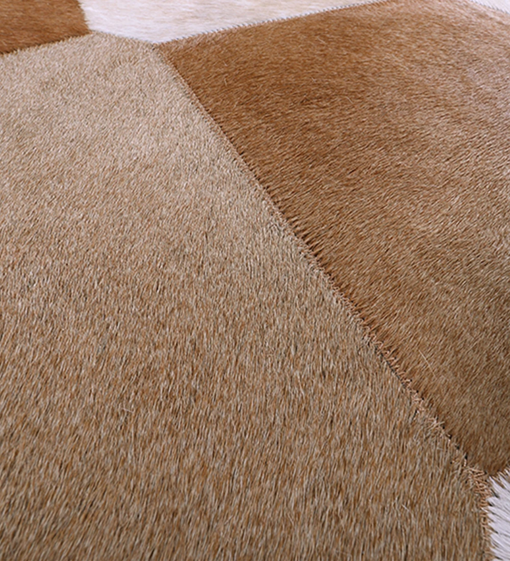 100% 天然古董牛皮地毯牛皮地板地毯