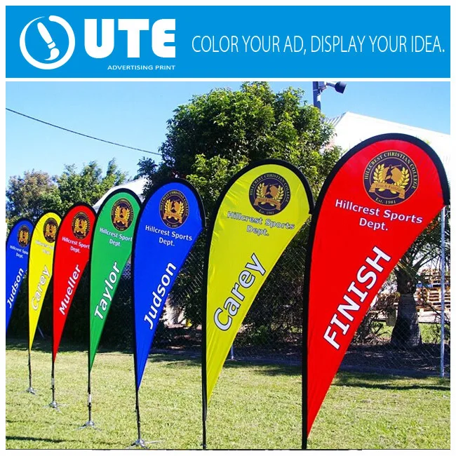 Custom Marketing Flags,Double Sided Roadside Flag Banners Advertising