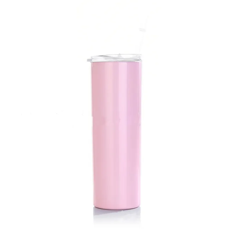 Multicolor New Double Wall Stainless Steel Vacuum OEM 20oz Skinny Tumbler