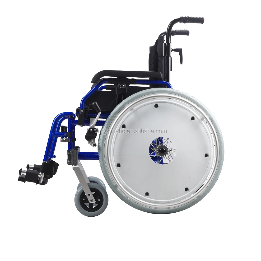 Medical Pediatric Manual Lightweight Aluminum Wheelchair Foldable For