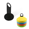 factory made good quality soft feel eco-friendly durable wholesale plastic soccer disc cone frame