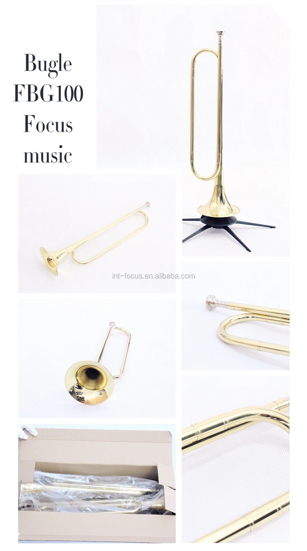 Cheap Full Stoke Bugle Horn Focus Brand Brass Spanish Bugle Horn Buy