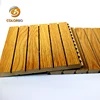 Decorative sound absorb mdf wood wall A fireproof and ceiling panel sliding closet door panel