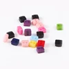 wholesale cheap price 6mm two hole small abs plastic square button for craft