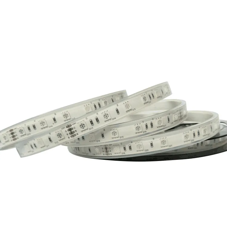 Underwater 12mm rgb led pixel mounting strip lights for boats