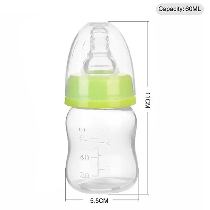 FDBTL Baby Bottle Glass Natural Anti-Colic Bottles Closer to Breastfeeding  for Newborn Babies Infant 0M+ 6Oz