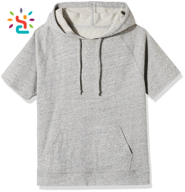 half sleeve hoodie mens