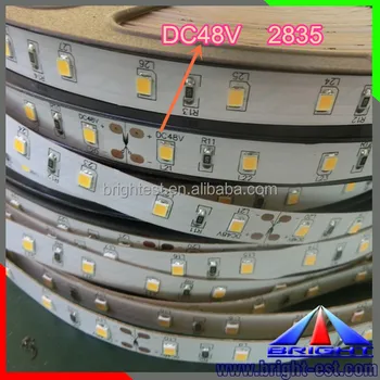 2016 New Daylight 48 Volt Led Lights Waterproof Dip Strip 2835 Smd Marine Lighting