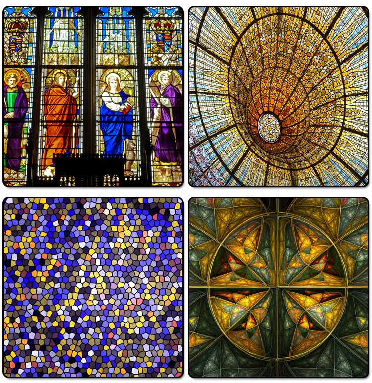 stained glass design pattern