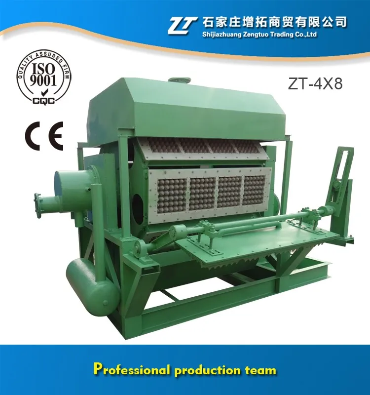 Eco-friendly custom egg tray making machine pulp molded packing tray making plant sell egg tray machine from factory