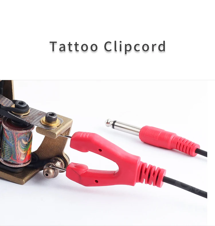 Yilong Tattoo High Quality New 1.8M Clip Cord Silicone for Tattoo Machine