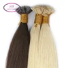 I V U Tip Double drawn Russian Virgin Pre-Bonded Extension Flat Tip Hair Weave Wholesale Uk