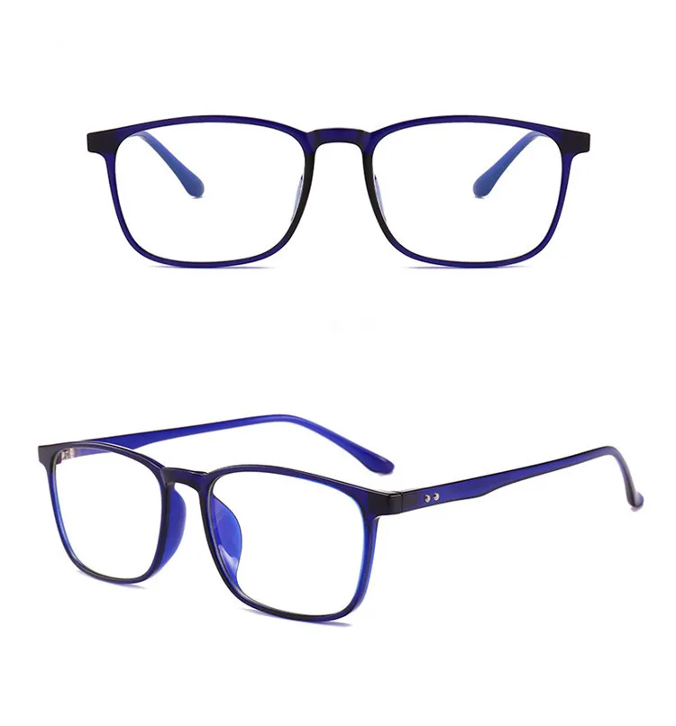 Clear Lens Slim Tr90 Computer And Gamer Eyewear Block Blue Light Anti