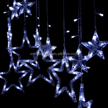 Led String Lights Star Curtain Lights 110v 2v 3m W X2m H 12 Stars 138 Led Twinkling Window Icicle Diy Lighting Buy Star Curtain Light Star Icicle Light Led Twinkling Stars Led Curtain Lights Product On Alibaba Com