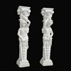 Building Door Way or Home Decoration Roman or Greek Style Woman Lady Marble Column