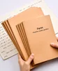 Custom kraft paper cover student English writing notebook a5 b5 notebook