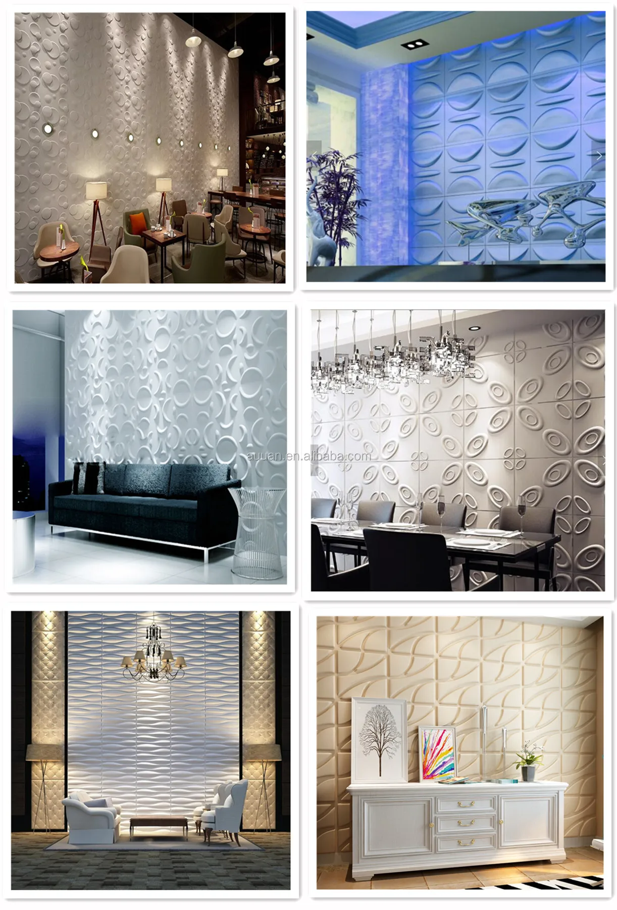 2022 3d Stone Pvc Wall Panel Decor Design Pvc 3d Printing Plastic Wall