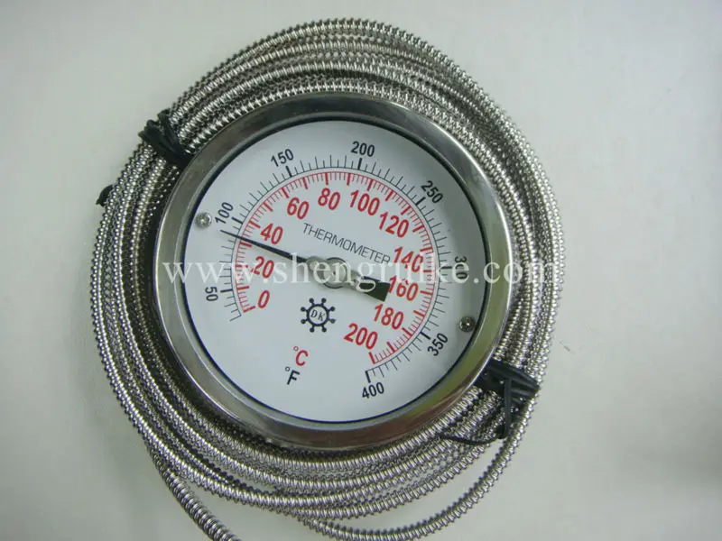 Stainless Steel Thermometer With Capillary Tube Capillary Thermometer