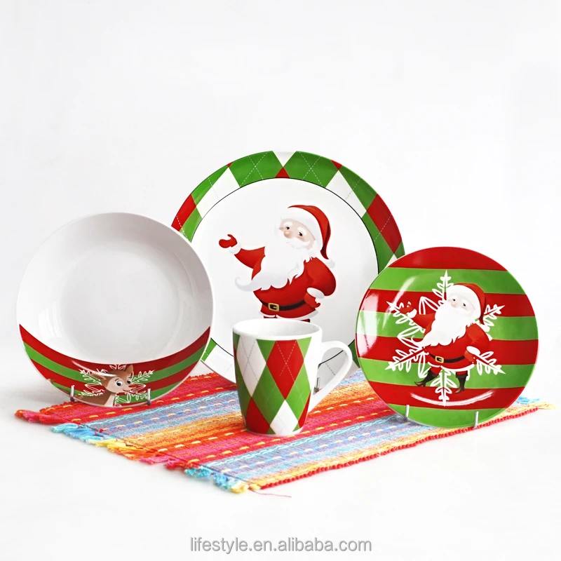 16pcs christmas dinner sets porcelain with decal buy 16pcs christmas dinner sets porcelain with decal buy
