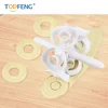 plastic Revolving One Row Donut Cutter Maker mould Pastry Dough Baking Roller