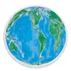 Early Childhood Development world map teaching game digital printing round custom made Circular Beach Towels