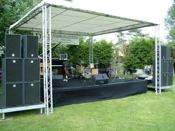 Aluminum Structure Truss With Pvc Cover And Portable Stage - Buy Pvc ...