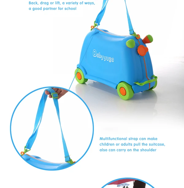 Colorful PP Luggage Kids Suitcase