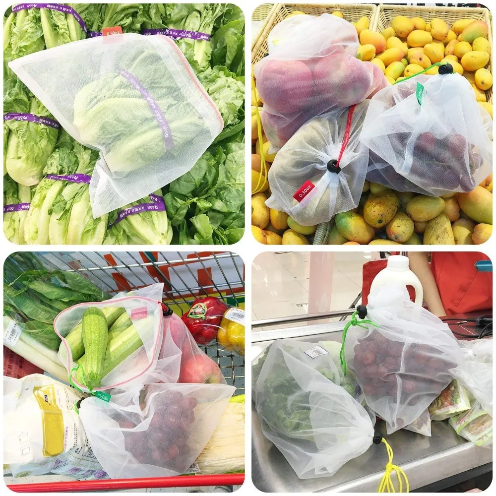 reusable bags produce