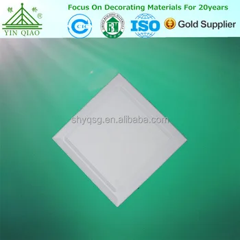 Waterproof Insulated Suspended Ceiling Tiles Perforated Gypsum