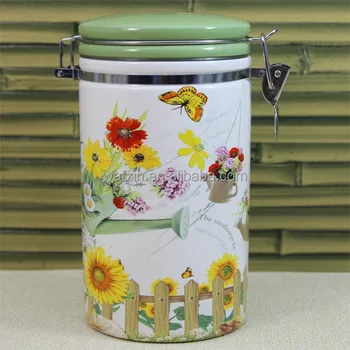 1080 Cc Tea Coffee Sugar Salt Ceramic Air Storage Jar 1080 Cc Tea Coffee Sugar Salt Ceramic Air Storage Jar