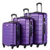 ABS trolley luggage set high quality colorful hardside travel suitcases
