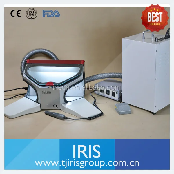 Dental Polishing Dust Box With Lighting System Used With Micromotor