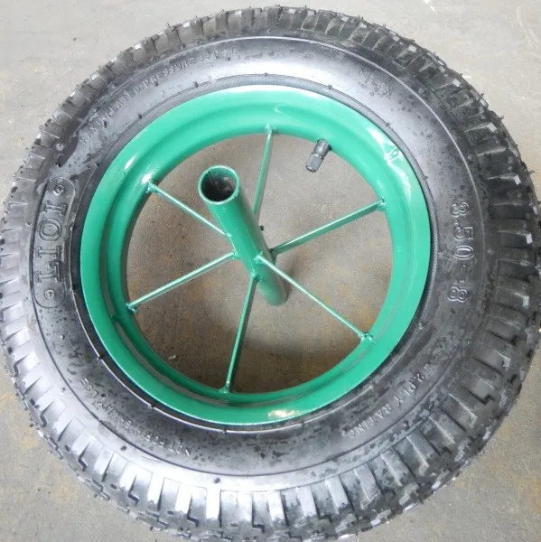 14 inch 3.50-8 Air rubber wheels for wheelbarrow
