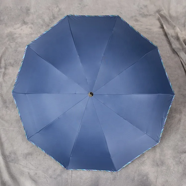 Customized Compact 3 Fold Umbrella With 10k Metal Ribs Buy Mini