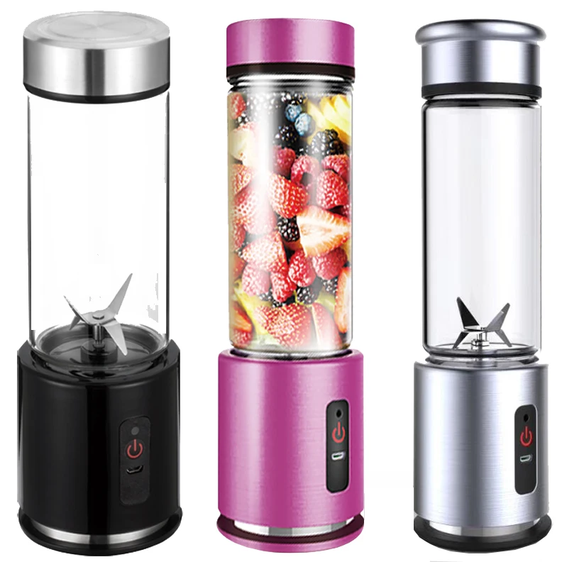 Usb Rechargeable Juicer Bottle Portable Shaker Blender Buy Battery