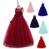 girls party baby princess children clothes lace boutique tulle evening dress patterns with high quality