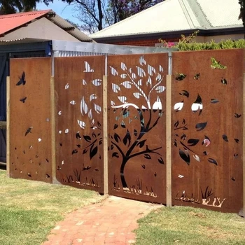 2018 New Design Outdoor Metal Wall Tree Art Privacy Screen - Buy ...