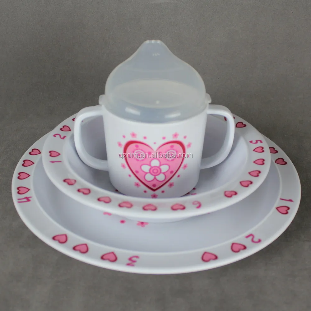 Kids Melamine Dinner Set Of 3pc