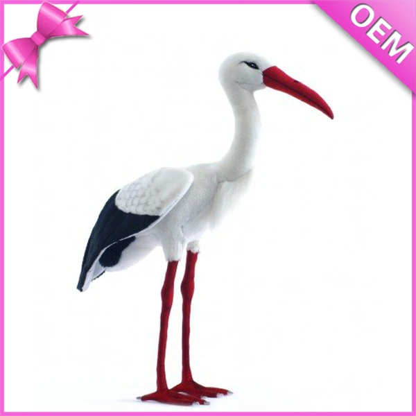 stuffed stork toy