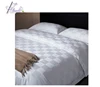 8.5cm checker white hotel bed sheets for 5-star luxurious hotels