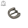 Small gunmetal zinc alloy metal 12mm belt pin buckle for shoes and bags
