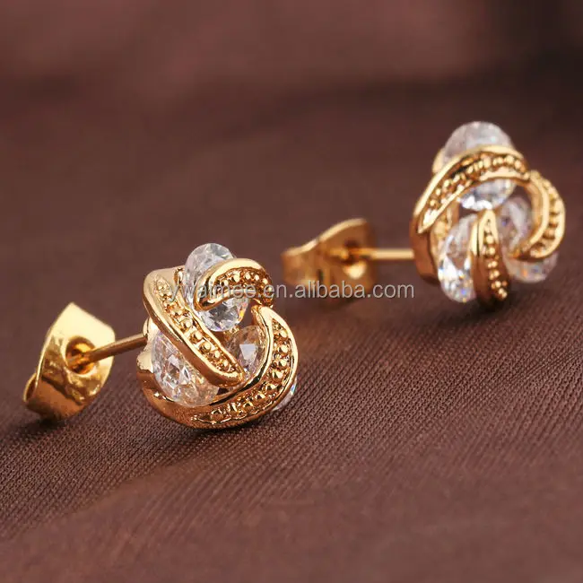 Fashion Fake 18k Gold Stud Earrings For Gifts Studs And Boys Fashion Fake 18k Gold Stud Earrings For Gifts Studs And Boys Am Erz0049