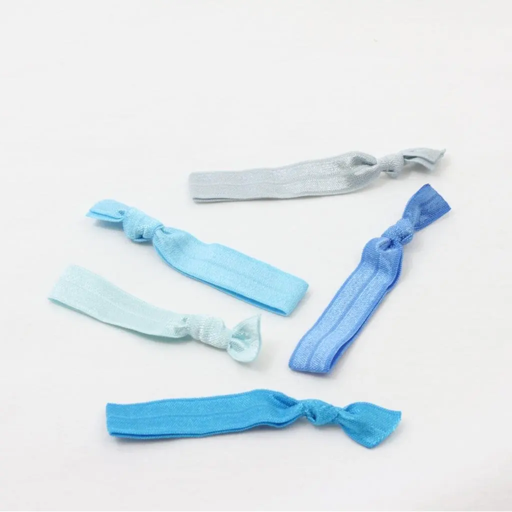 Love Me Knot BUN VOYAGE Elastic Hair Ties (Set of 5)