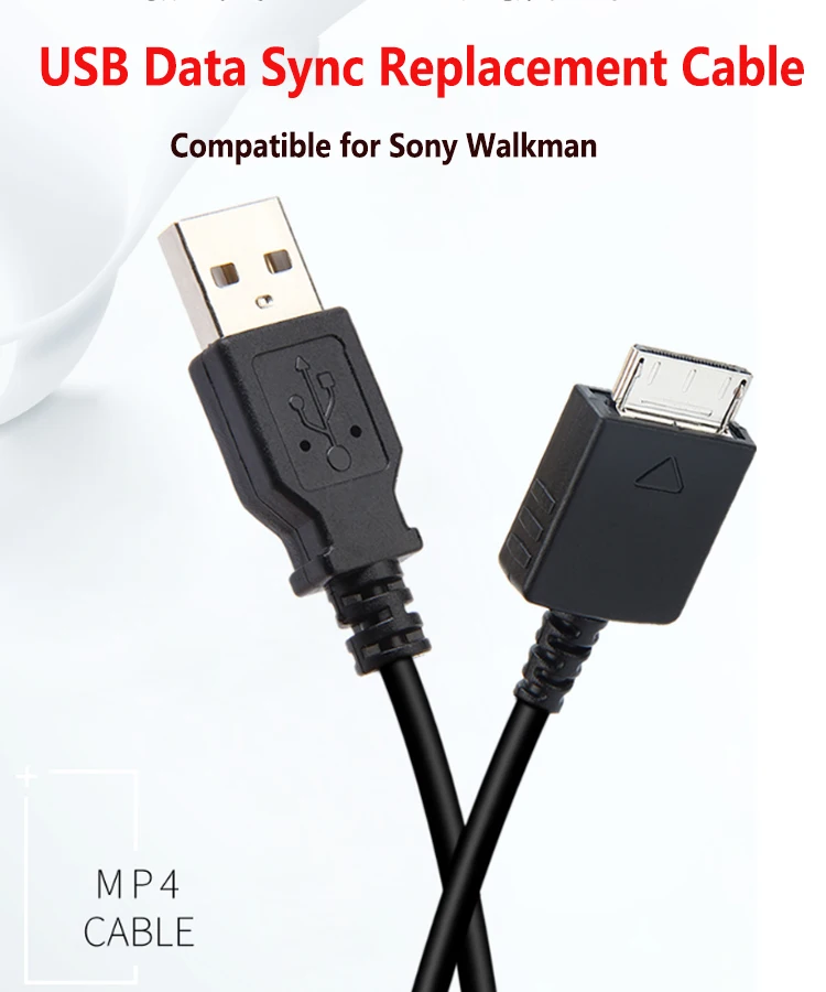 Usb Data Sync Charger Cable For Sony Walkman Mp3 Mp4 Player X Series