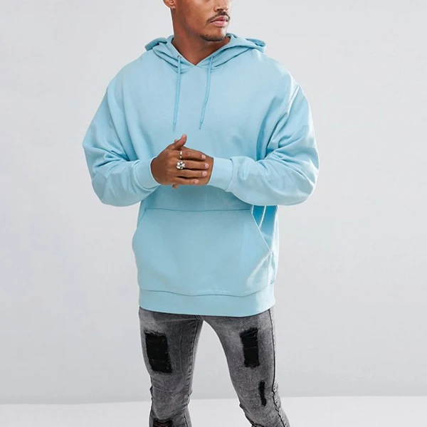 plain baby blue hoodie