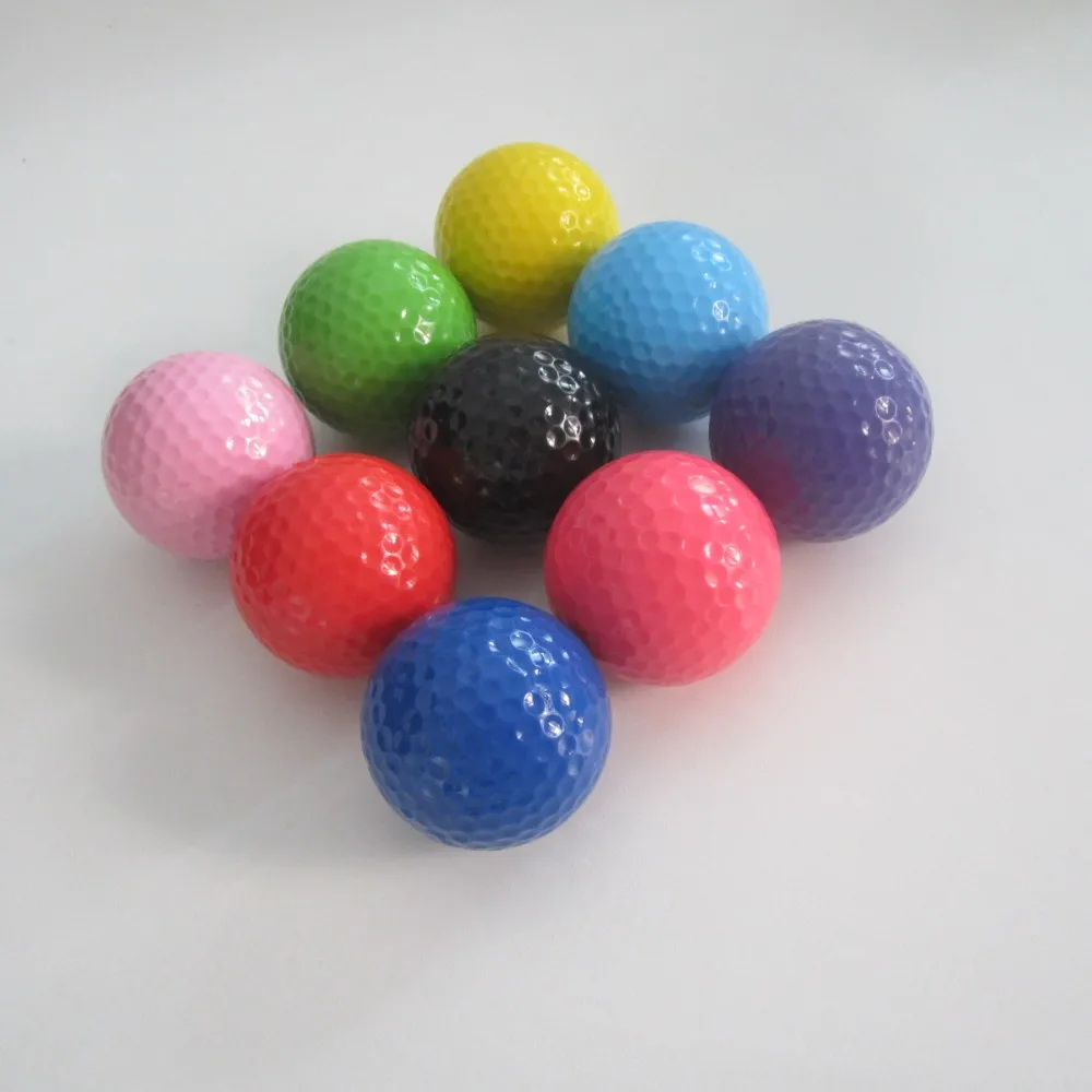 Assorted Colored Indoor Outdoor Putting Mini Golf Course Golf Ball