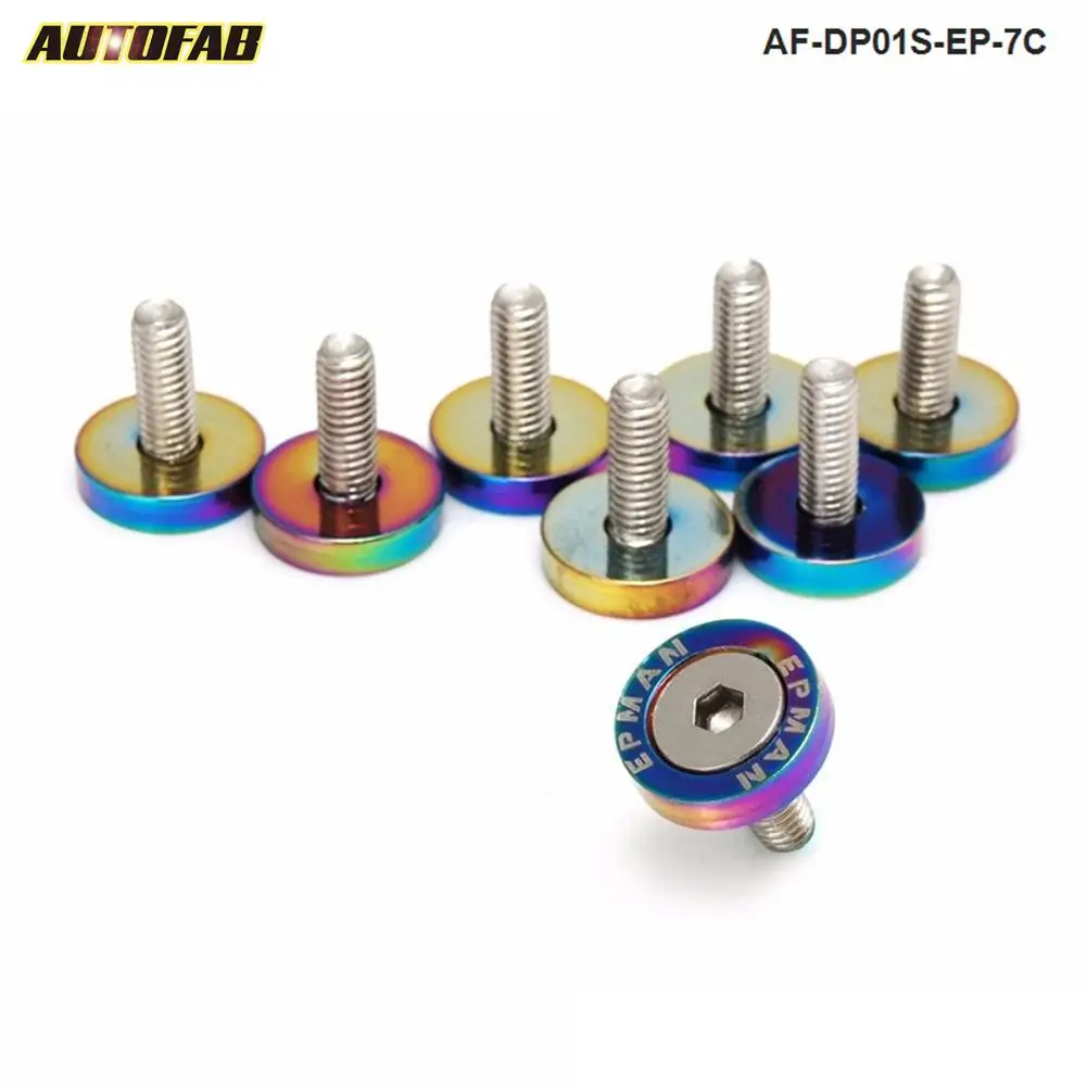 AUTOFAB Epman JDM de aluminio Fender arandelas Neo Chrome para Honda