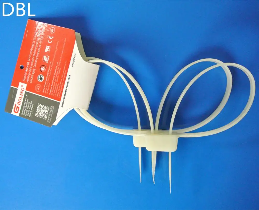 3x Rückhalte-Kabelbinder Einweg-Handschellen aus Kunststoff Doppelte ManschettTQ 