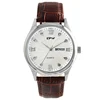 wholesale cheap Specially designed mens 3atm water resistant day date leather slim simple rohs personalized men hand watch